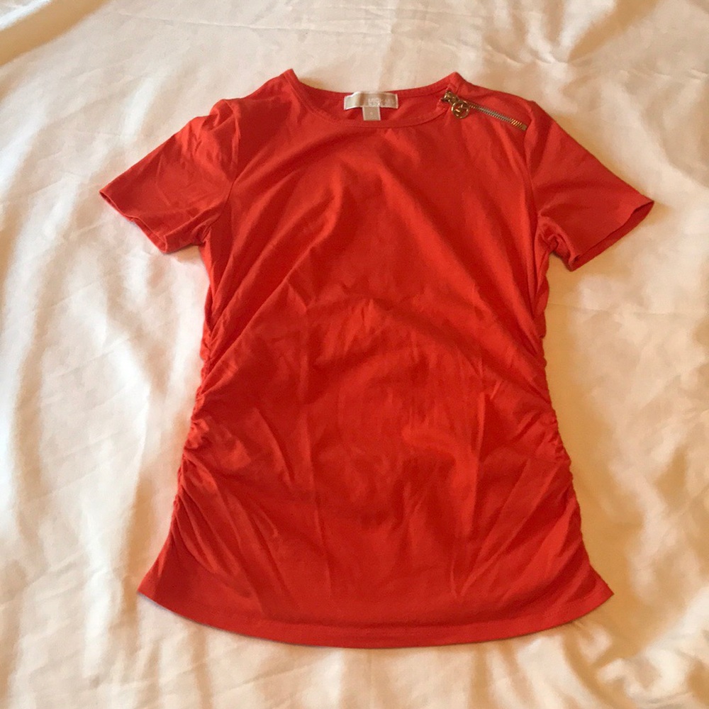 🌟MICHAEL by Michael Kors, Orange Short sleeve top